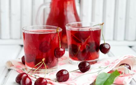 Kompot z czereśni - przepis na 2 słoiki 0,5 l